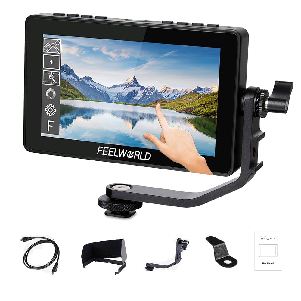 3278-I FEELWORLD 5.5 4K モニター F5 pro Amazon.co.jp: FEELWORLD F5 PROX 5.5インチ1600nit高輝度DSLR